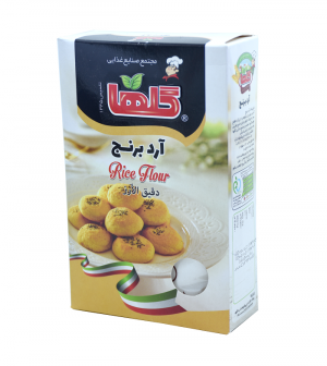 دانلود عکس دوربری شده آرد برنج و شیرینی گلها